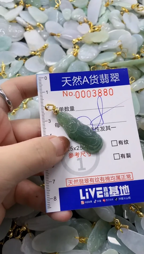 颈饰未镶嵌翡翠天然A货翡翠