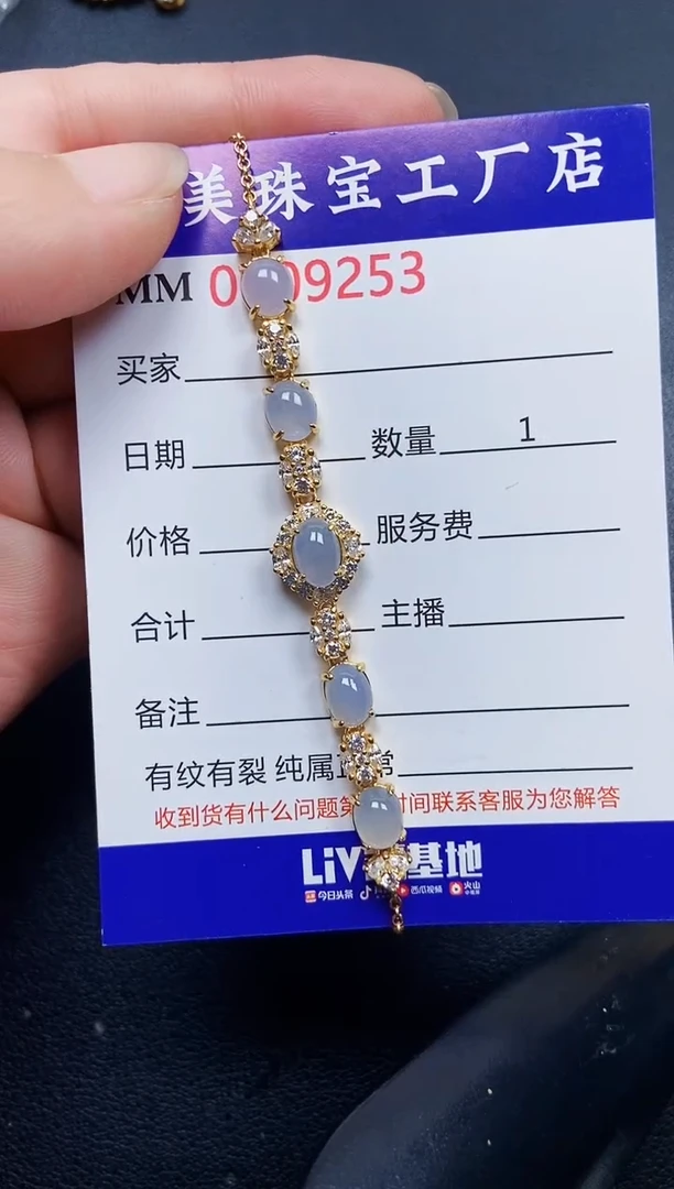 翡翠银S925镶嵌颈饰9253