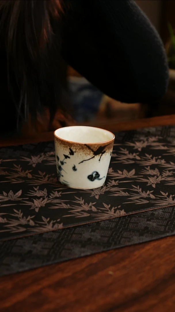 【闪购商品】杯子茗片集云鹤咖啡杯初见