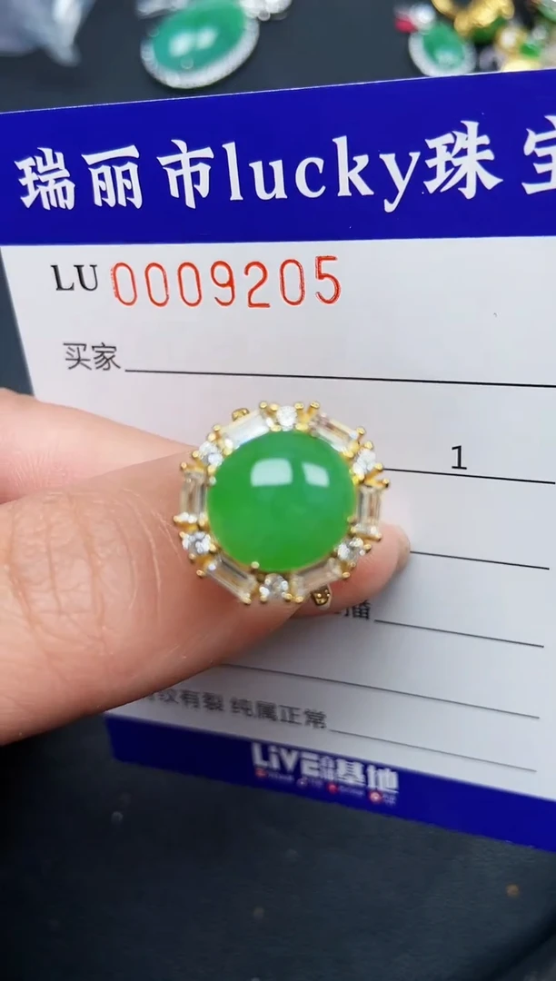 【闪购商品】翡翠颈饰银S925镶嵌9205