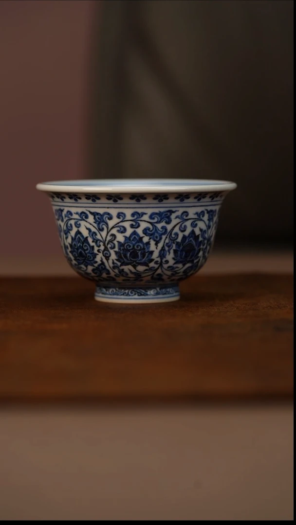 瓷又见春风第七代花心永乐压手杯