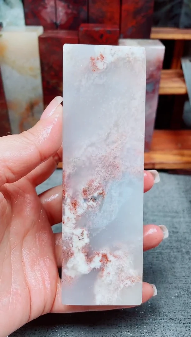 玉桂林鸡血玉素章65