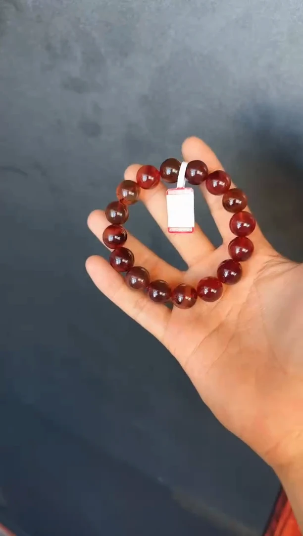 手串琥珀未镶嵌怒****）*48缅甸琥珀紫罗兰手串13mm