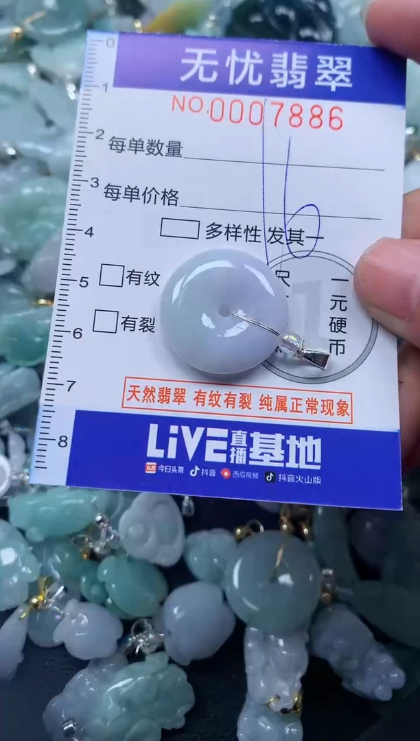 颈饰未镶嵌翡翠7886