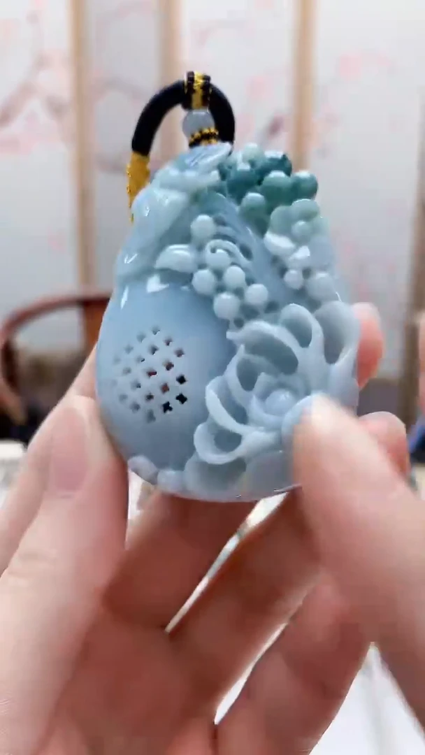 未镶嵌定制翡翠5060ry-毛货挂件2