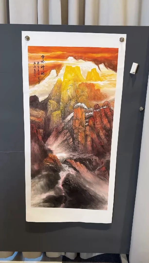 国画李庆兴雪岭神韵2025-0104DH052