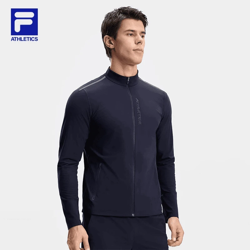 FILA/斐乐时尚【凉感抗紫外运动外套】弹力针织长袖A11M431501F