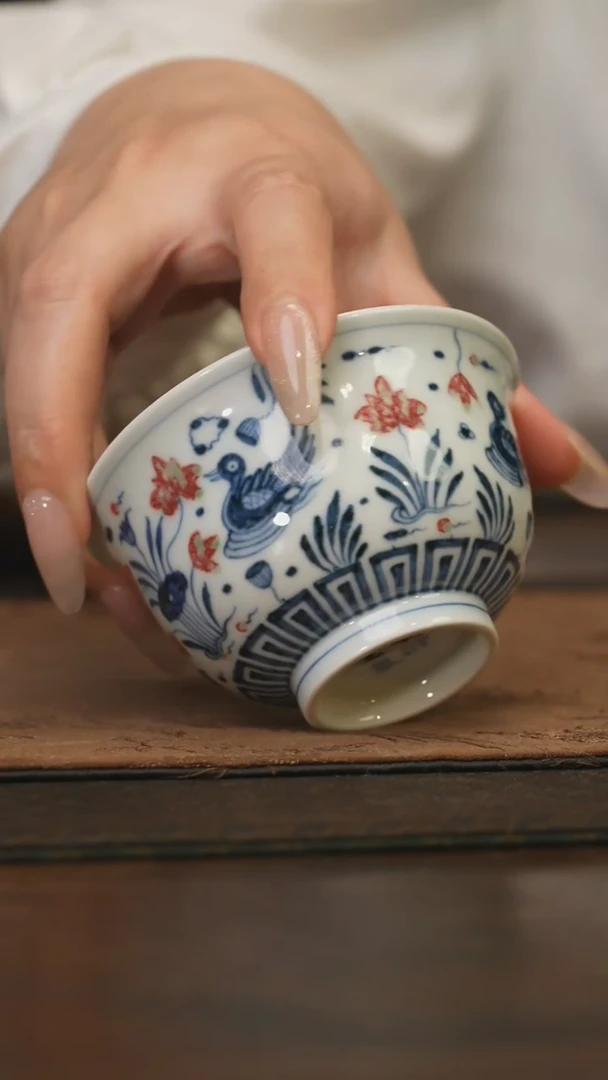 杯柴窑青花破价福利