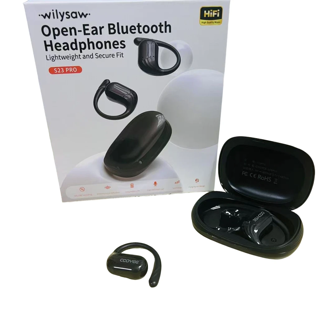 未拆封  COOYEE可怡S23Pro开放挂耳式无线蓝牙运动耳机