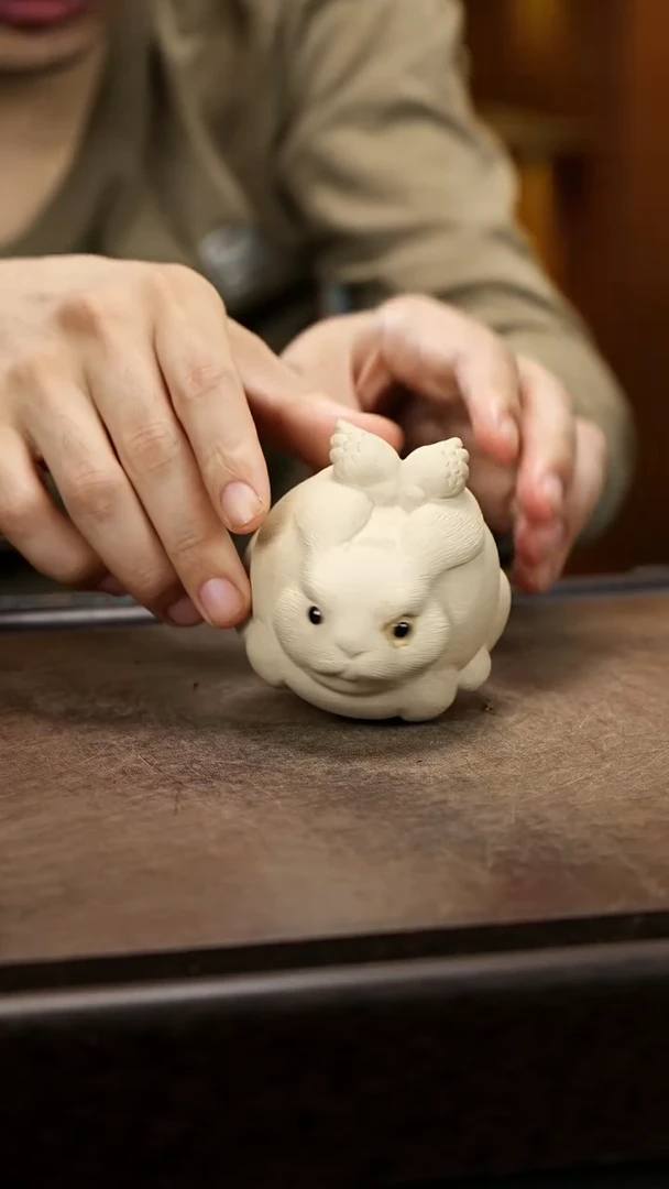 紫砂茶宠紫砂兔子