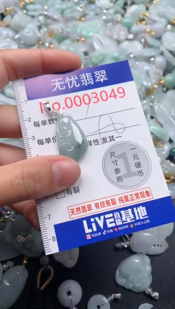 颈饰未镶嵌翡翠3049