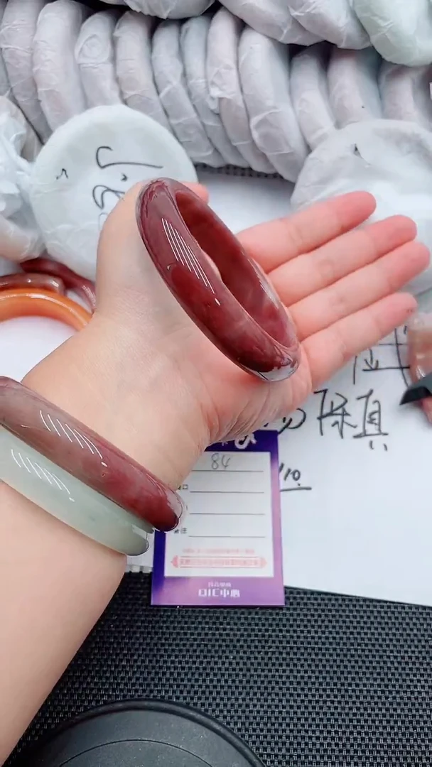 未镶嵌手镯石英质玉84-65-66-*64