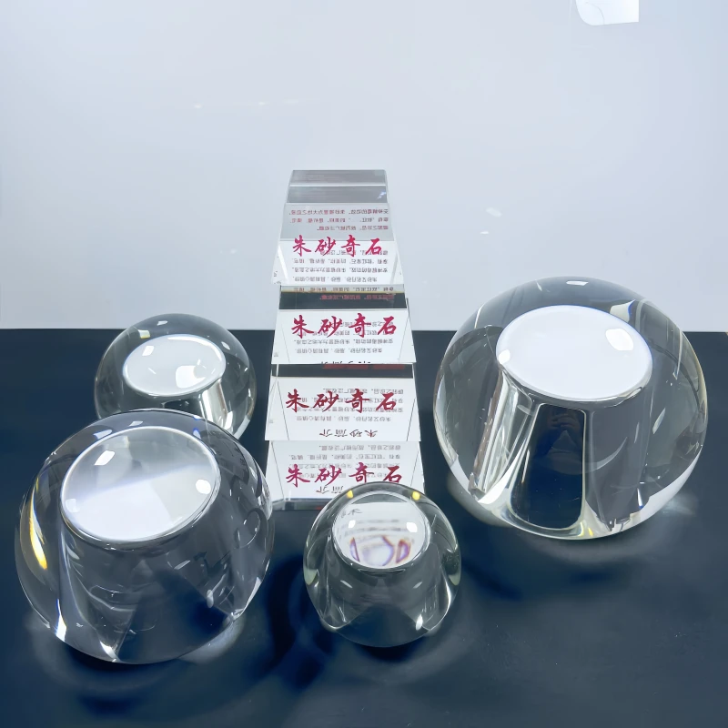 朱砂配件透明大号圆形密封防尘环保手工散件半成品方形底座