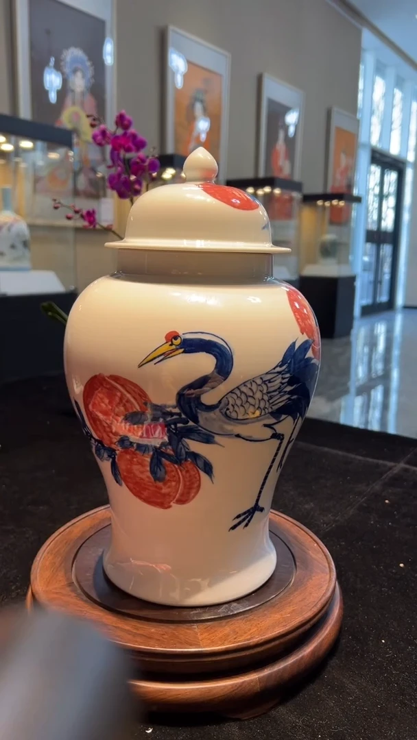 其他瓷崔景哲-瓷器-C小-福寿双全