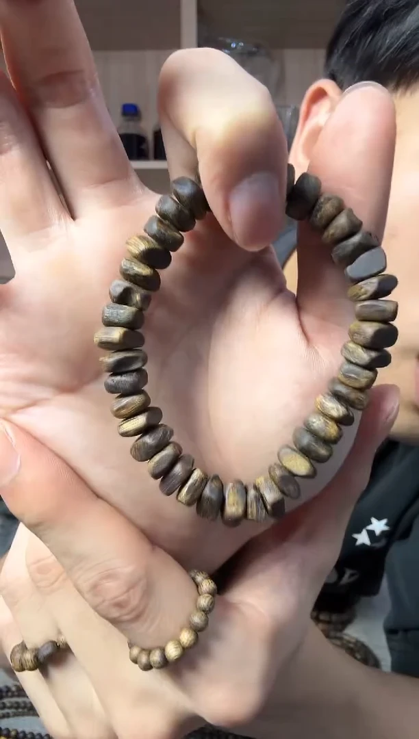 沉香手串09沉水碎银子单圈10克+ 多样性发其一