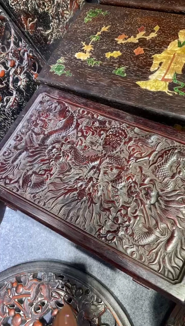 檀香紫檀(小叶紫檀)紫檀拆件雕刻板以直播间实物为准
