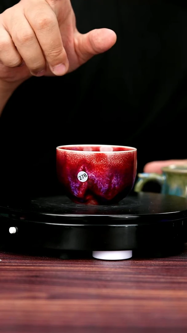 杯子278#白露伟一级品原矿钧瓷主人杯