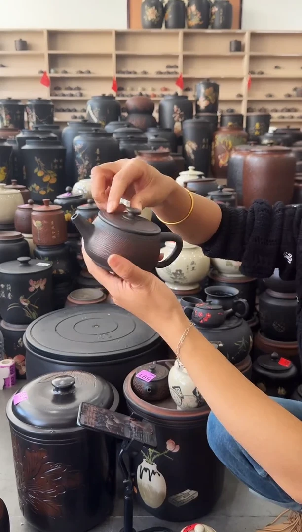 罐瑕疵壶 跳叨 汉瓦 390