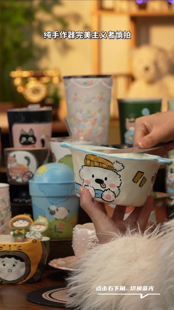 瓷片B012景德镇原创手工陶瓷