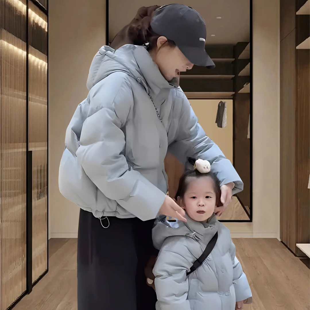 小个子减龄洋气保暖棉服女款2025新款今年流行爆款冬季加厚面包服