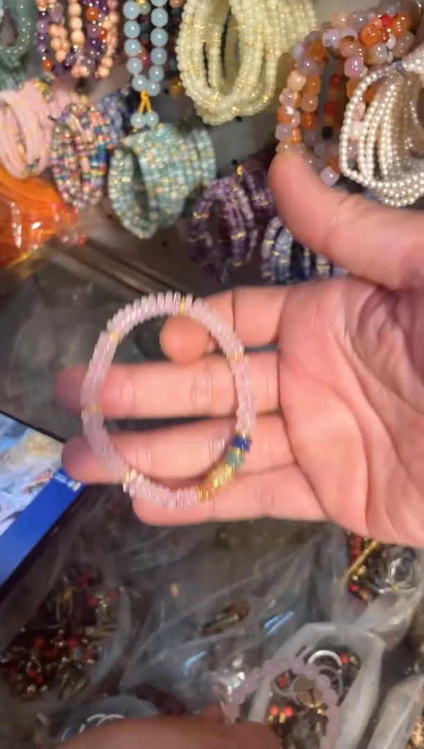 无非金属粉水水算盘珠手串