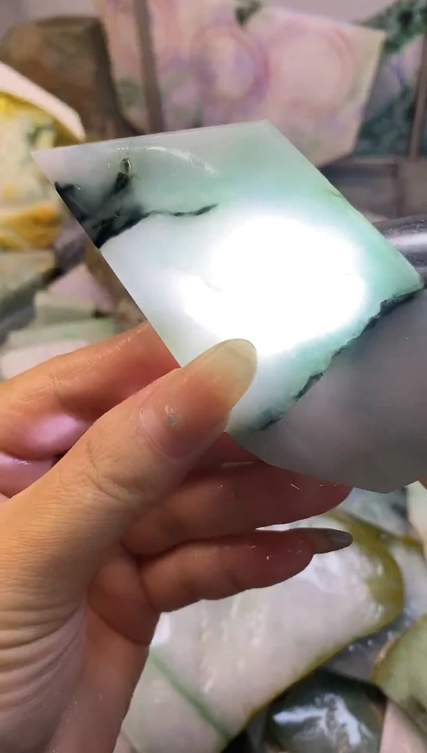 散珠翡翠天然缅甸翡翠A货531