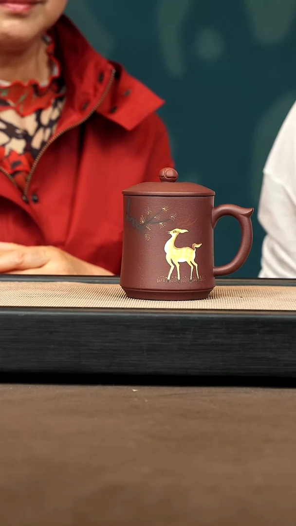 茶壶紫砂【小鹿盖杯】