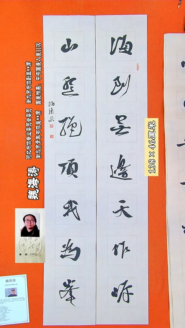 书法69R魏海涛书法作品