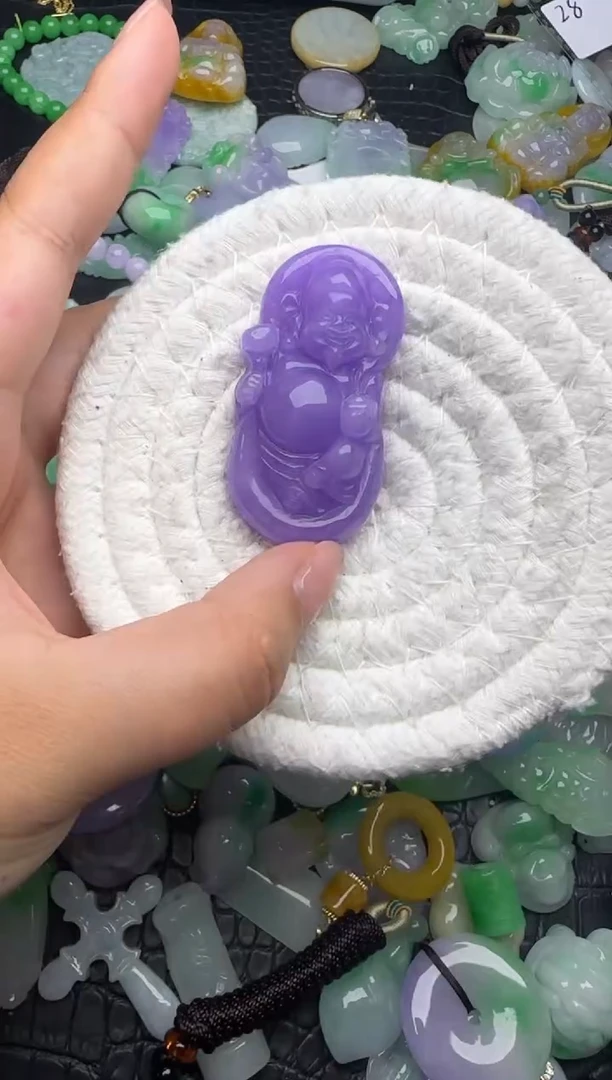 颈饰未镶嵌翡翠缅甸翡翠吊坠