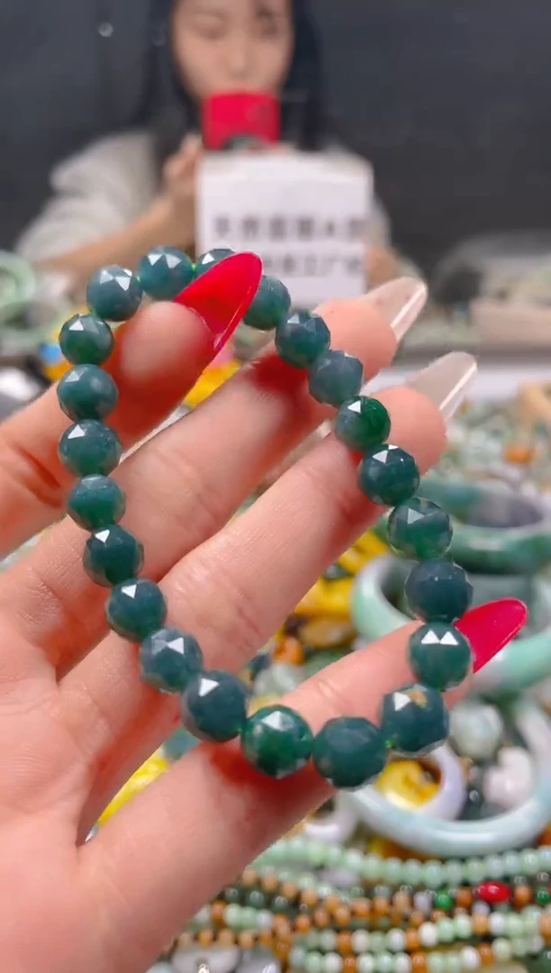 【闪购商品】翡翠颈饰未镶嵌7MM/D/翡翠A货一图一物