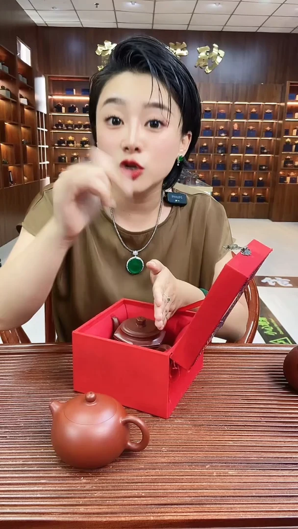 茶壶紫砂观山六方宫灯 龙血砂 顾林芬