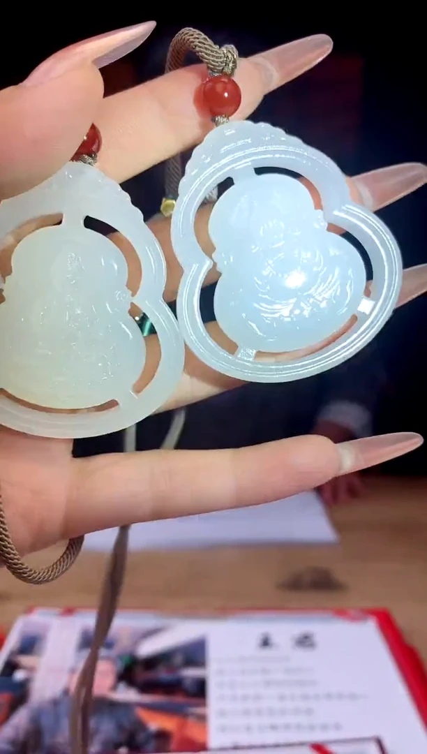 和田玉未镶嵌颈饰A896