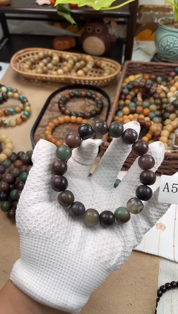 手串菩提根/象牙果a582 卡15 干磨孔一般