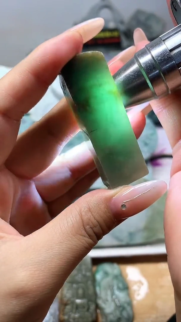 裸石翡翠天然缅甸翡翠A货28