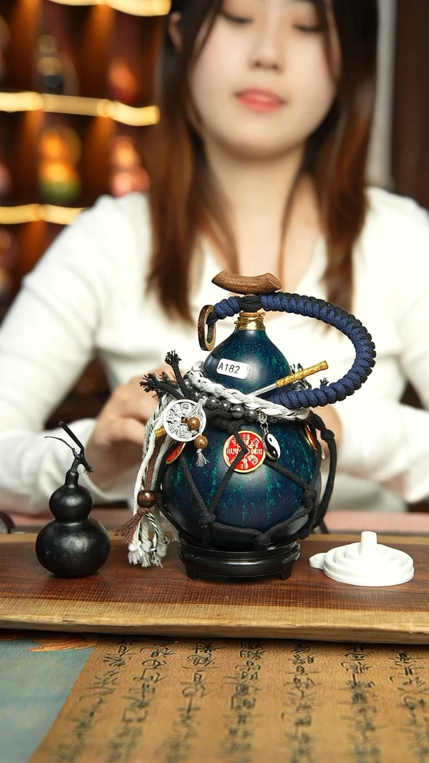 182号精品大漆酒葫芦防腐防渗装水茶酒