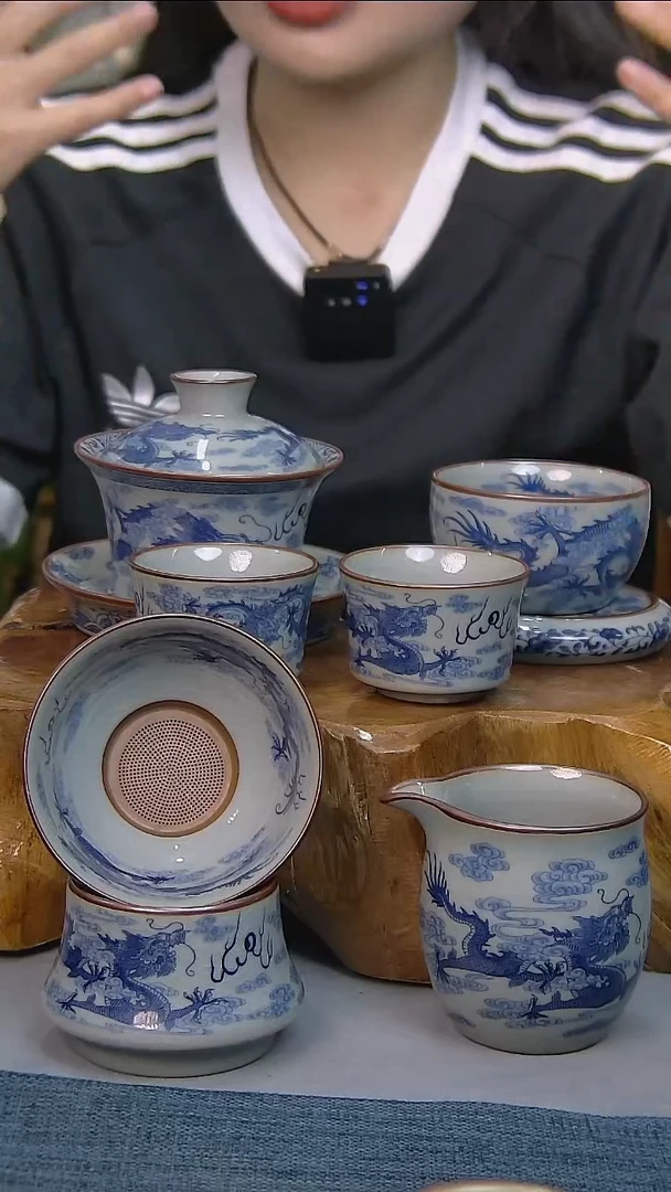 7件套陶瓷茶具家用简装系列