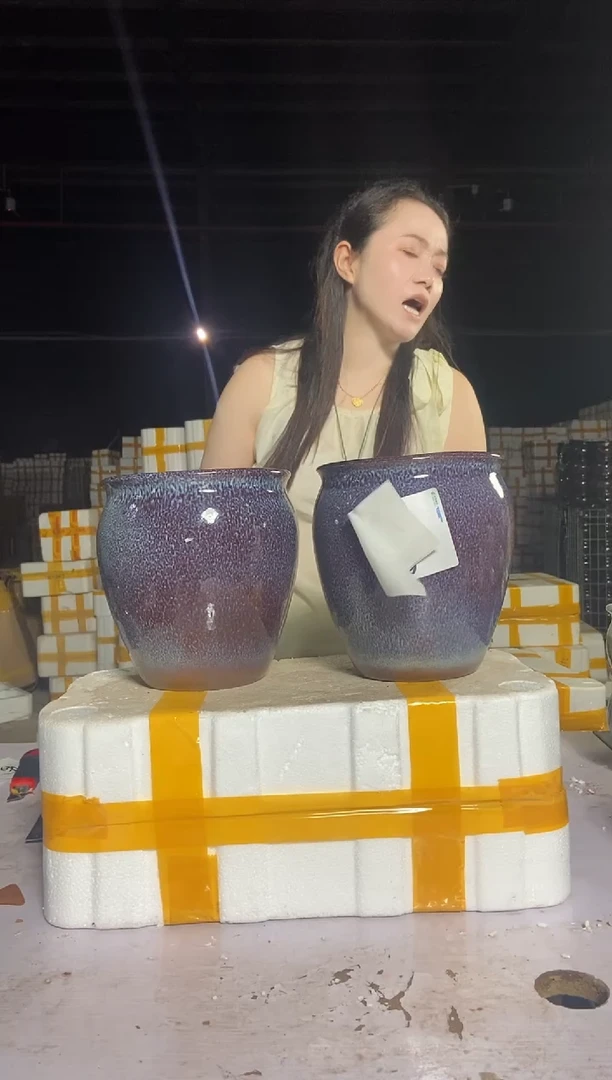 宜兴紫砂粗陶花盆19/21