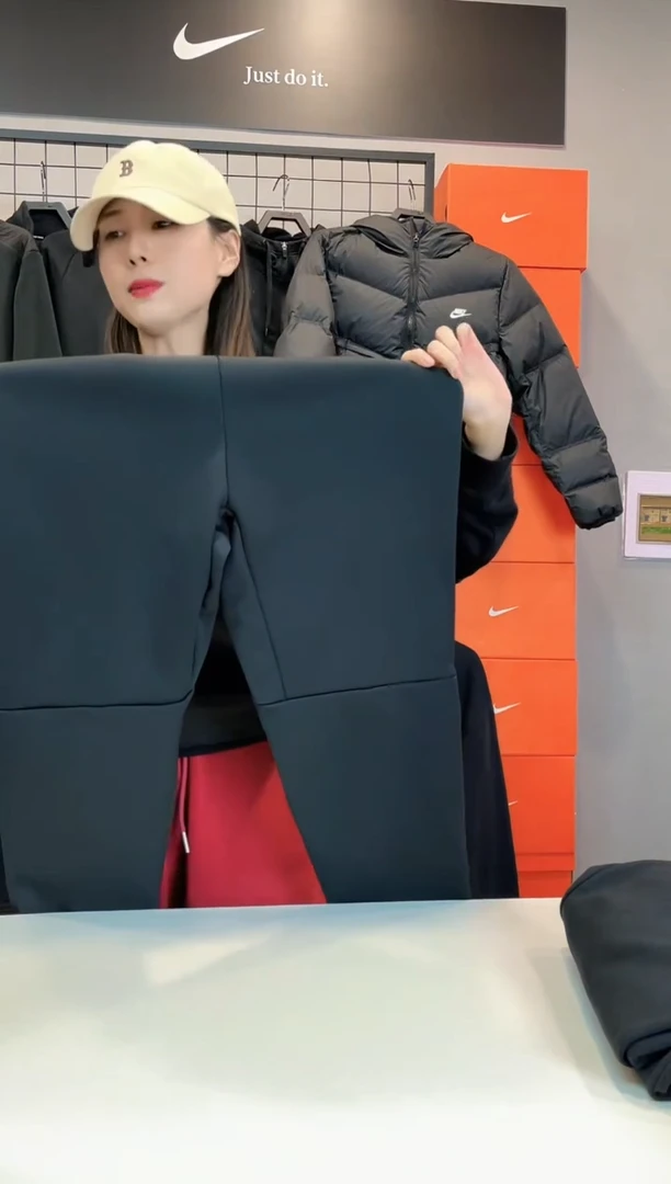 2123 华夫格子长裤M码110-130斤 不退换