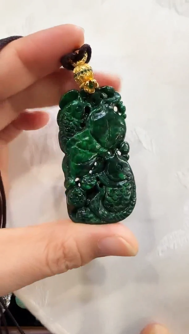 颈饰未镶嵌翡翠国风