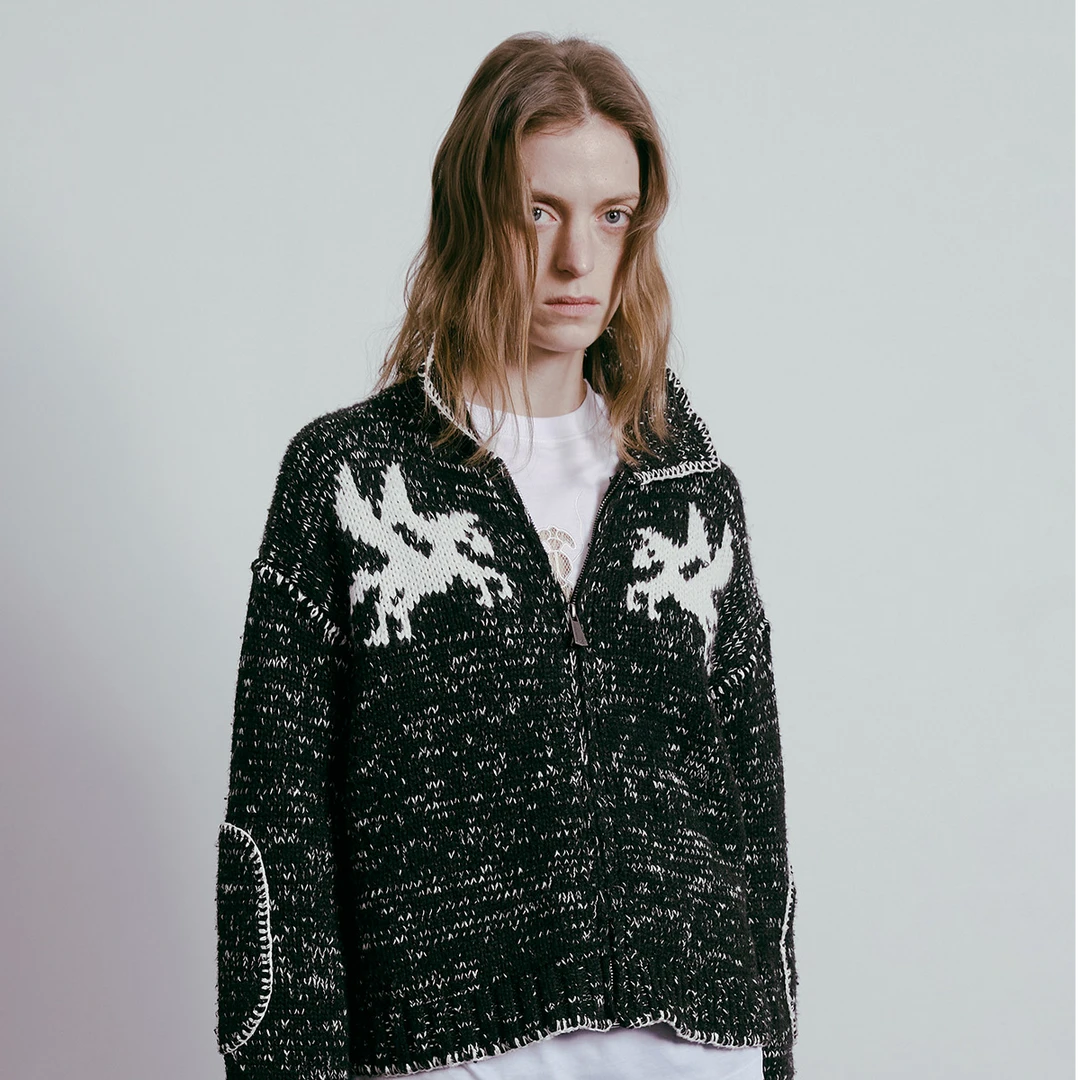 APRIORITY先验 独角兽开衫毛衣