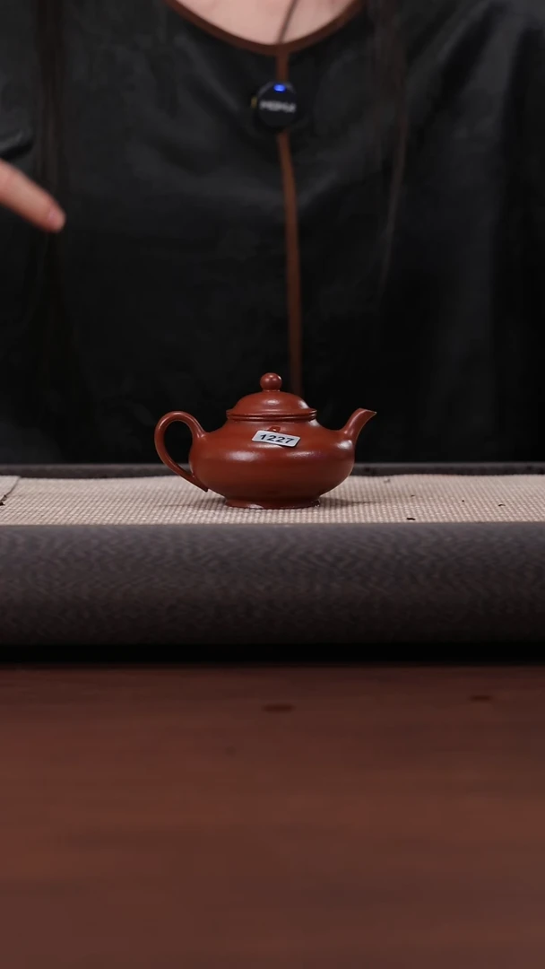 【闪购商品】紫砂茶壶1227 DX 大红袍 潘壶 90cc