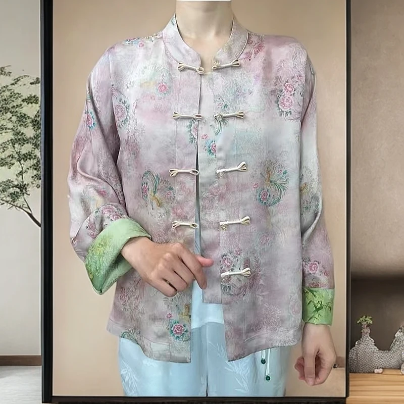 807【凤舞山河】2025新中式春夏时尚洋气百搭双面穿国风女式外套