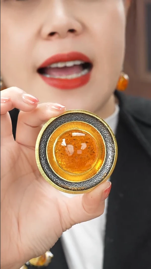 琥珀颈饰未镶嵌特色蜜蜡吊坠