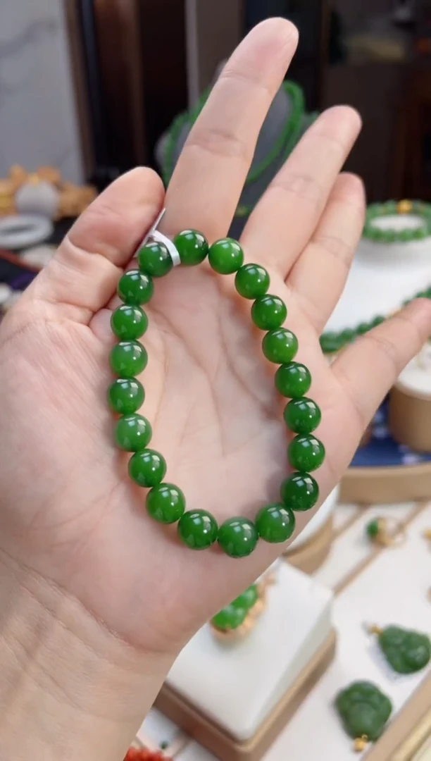 【闪购商品】和田玉手串未镶嵌9.5mm