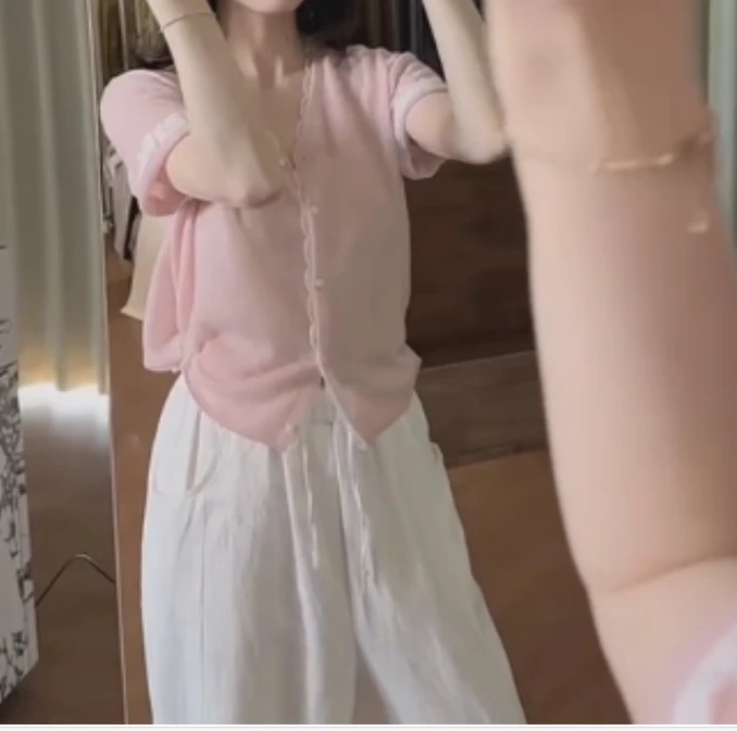 2025夏季新款网红同款洋气韩版潮流气质百搭打底衫裤子乖xoo