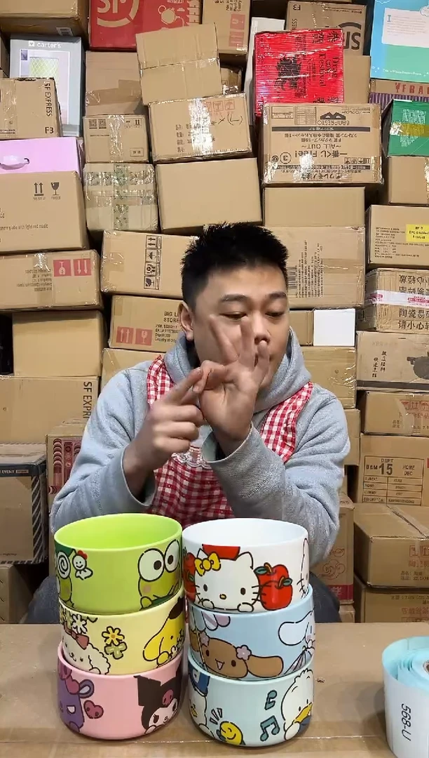 【闪购商品】杯三利鸥饭碗6件套