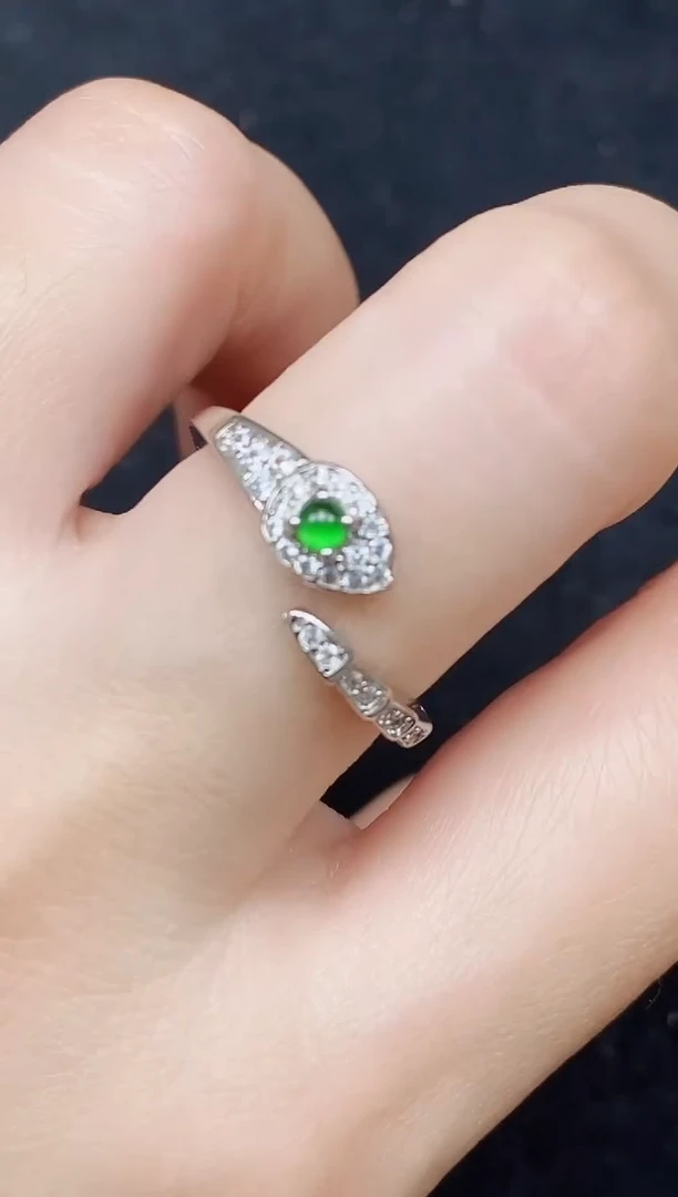 颈饰未镶嵌翡翠天然A货翡翠 保A保真