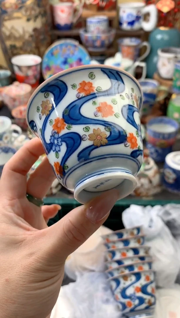 瓷片九姑娘工艺品瓷器