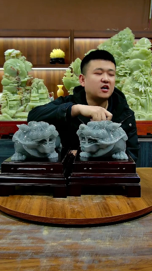 石材迎**战曾精品摆件家居摆件