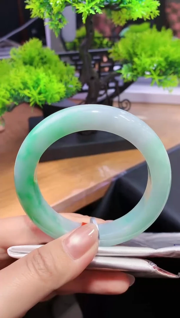 未镶嵌手镯翡翠-m45 天然缅甸A货翡翠